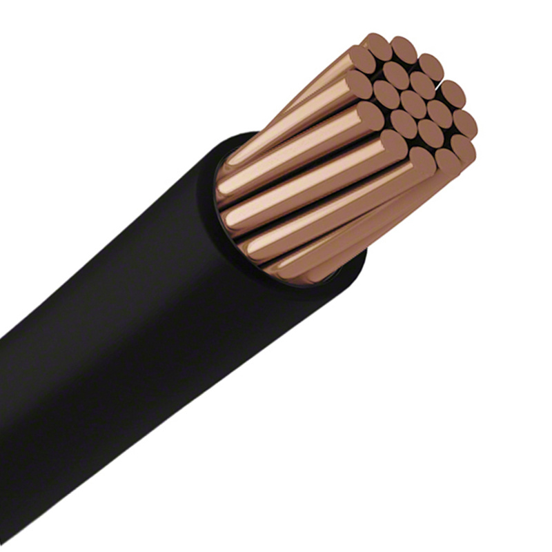 
                ПВХ-изоляция 19-проводной многожильный медный кабель THW 1 AWG 600 В.
            