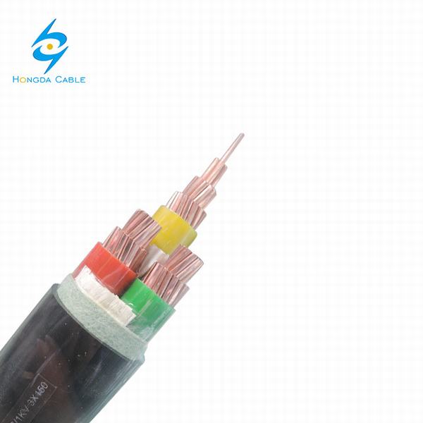 Chine 
                                 Câble d'alimentation sur le fil 4*6mm 4*10mm 4*25mm Câble d'alimentation en polyéthylène réticulé Underground                              fabrication et fournisseur