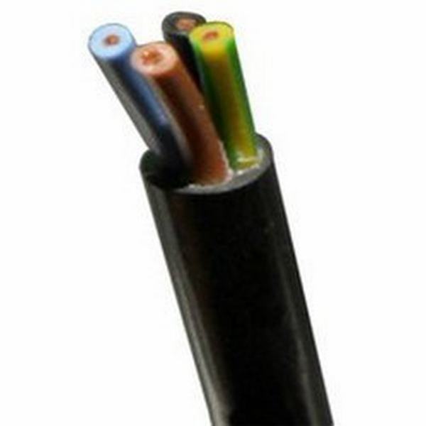 China 
                        Rvv 4 Core 1.0mm2 Flexible Cable Fire Resistance PVC Jacket 300/500V Cooper Cable
                      manufacture and supplier