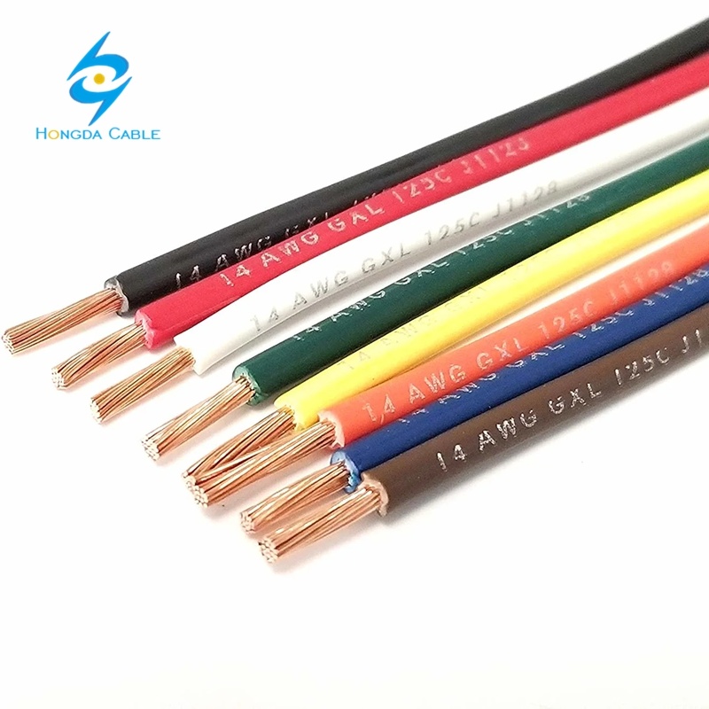 SAE J1128 Txl XLPE Insulation Automotive Primary Copper Wire 18AWG 16AWG
