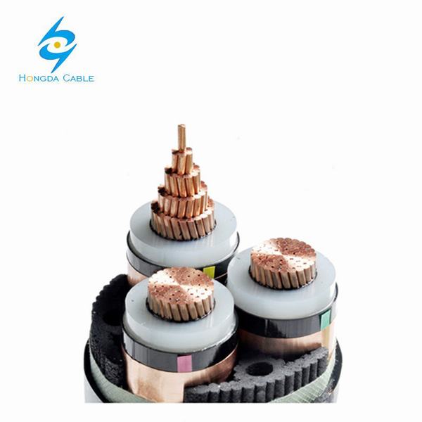 Single or Three Core XLPE Insulated Medium Voltage Armored Power Cable
