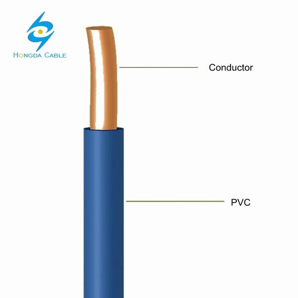 Cina 
                                 Singolo cavo di rame nudo solido del PVC H05V-U/H07V-U Nya del collegare                              produzione e fornitore