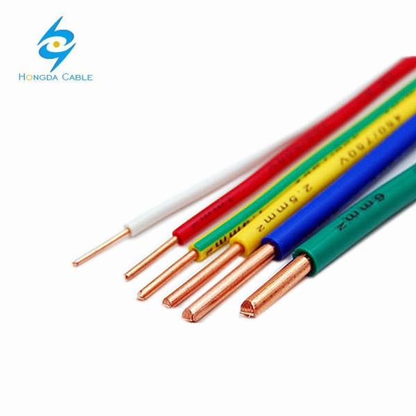 Solid Copper Conductor PVC Coated Electric Cable Building Wire