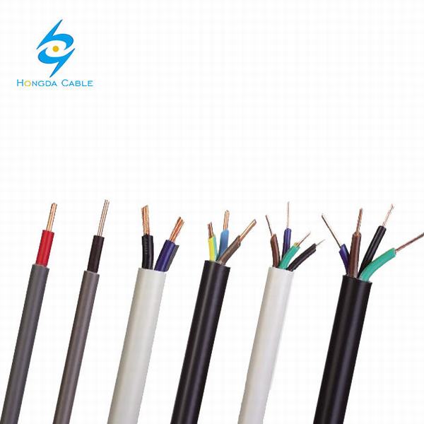 Solid Core Double Insulation Stranded Cooper Conductor PVC Insulation PVC Jacket BVV Cable
