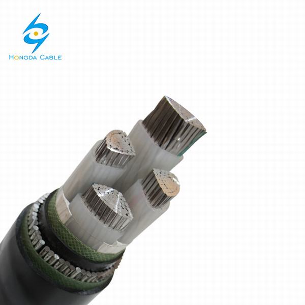 China 
                                 Stahldraht-oder gepanzerter Energien-Kabel-Aluminiumaluminiumkern-gepanzertes elektrisches Kabel 4X50mm RO2V 3X150mm+70 Mmcable                              Herstellung und Lieferant