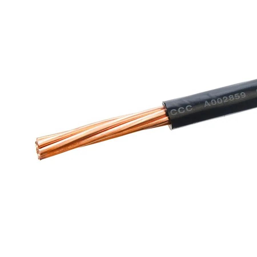 
                Хороший Quatity твердых Core Купер электрические Купер кабель Thw провода с изоляцией из ПВХ огнестойкости для домашнего использования
            