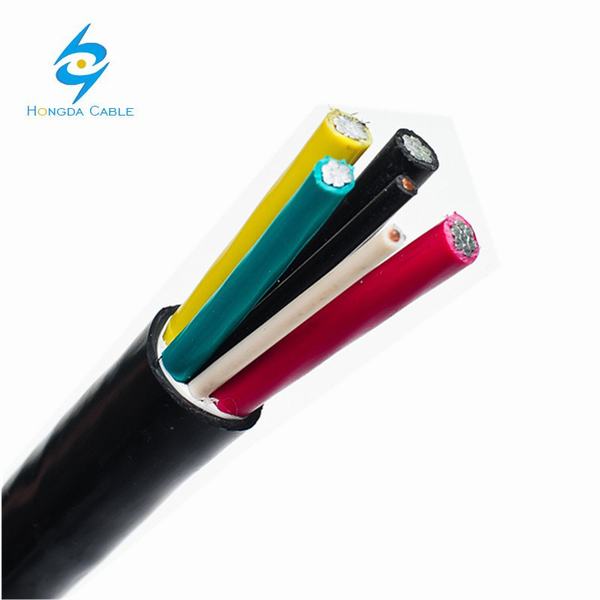 China 
                        Underground Aluminium Cable 3*4+1*6+2*12AWG 3*2+1*4+2*12AWG Al Xlp PVC 600V
                      manufacture and supplier