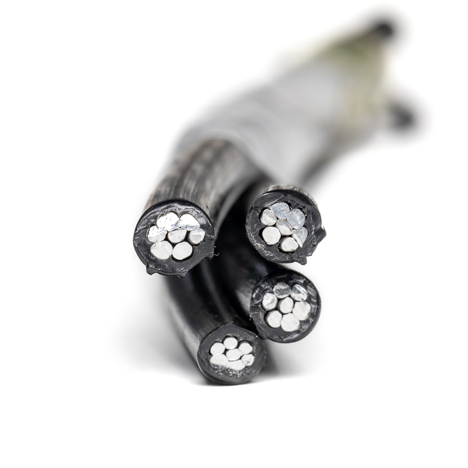 
                Aislamiento XLPE (cable trenzado) Cable de aluminio de bajo voltaje NFA2X-T
            