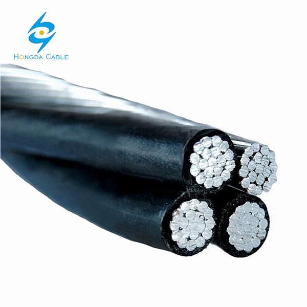 Chine 
                                 PE Polyéthylène réticulé en fil enduit de PVC Aluminium Câble préassemblé ABC 3X70 50mm                              fabrication et fournisseur