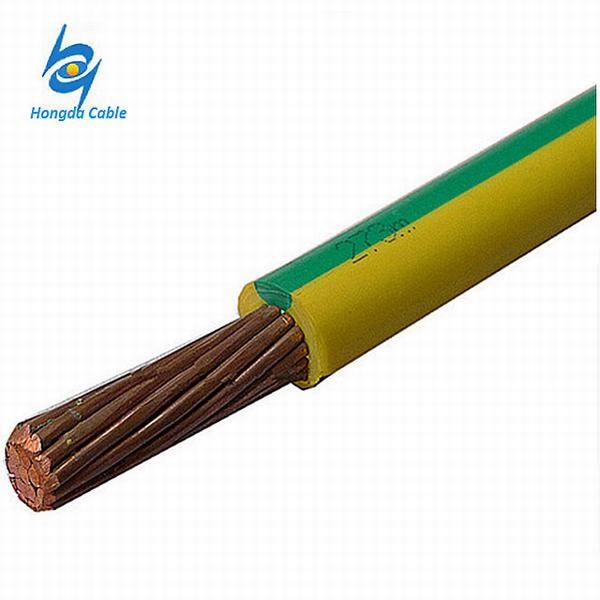 Chine 
                                 Câble de terre vert jaune 1,5 mm2 2,5Mm2 4mm2 6mm2 10mm2                              fabrication et fournisseur