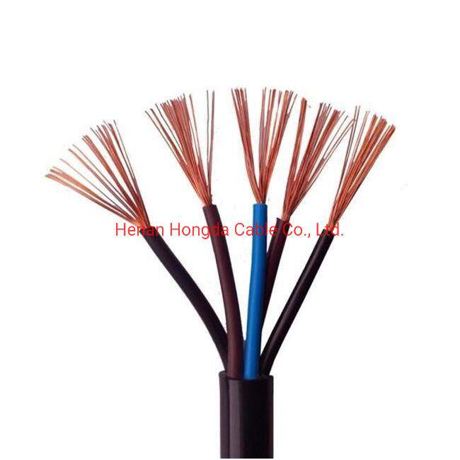 Zr Rvv Cable Nh Flexible Cable 5*1.5 5*2.5 300/500V Electrical Cable
