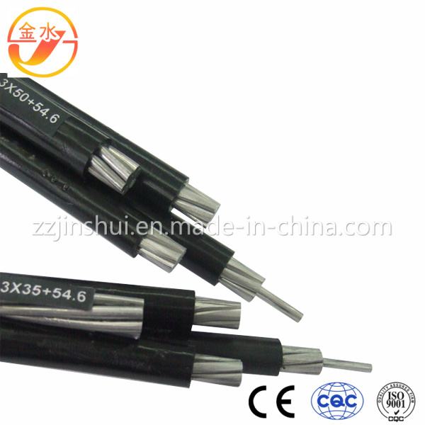 Cina 
                                 0.6/1 chilovolt di LV Aerial Bundled Cable 3 Core Phase 50mm2 AAC 50mm2 Bare AAAC Messenger                              produzione e fornitore