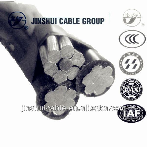 China 
                        600/1000V Overhead Triplex ABC Cable 4AWG
                      manufacture and supplier