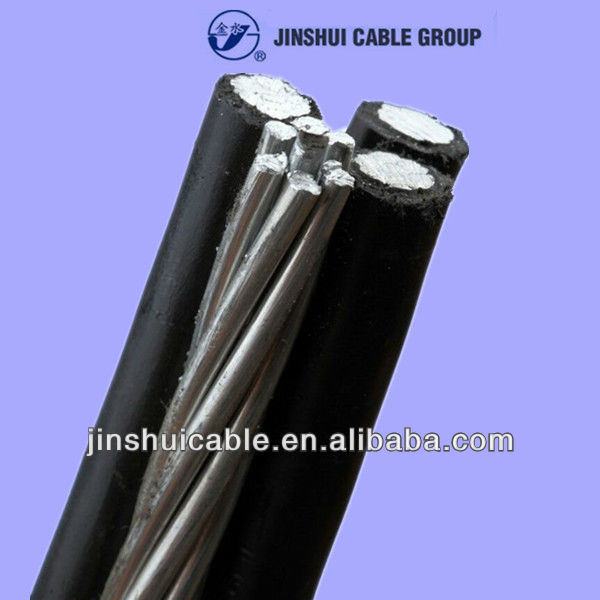 China 
                        Al/XLPE 3X16+16mm2 3X25 Quadruplex ABC Cable
                      manufacture and supplier
