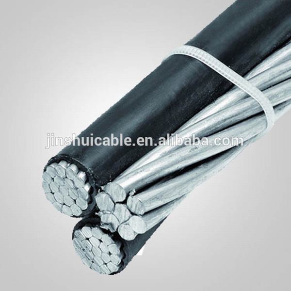 Chine 
                                 Service de triplex en aluminium/polyéthylène réticulé Drop sur le fil 4AWG                              fabrication et fournisseur