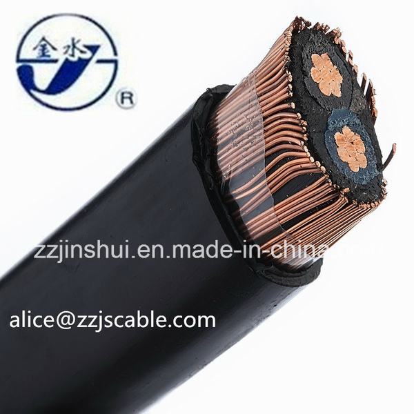 Chine 
                                 Câble de cuivre en polyéthylène réticulé plat concentriques 2*8AWG+8AWG 0.6/1kv                              fabrication et fournisseur