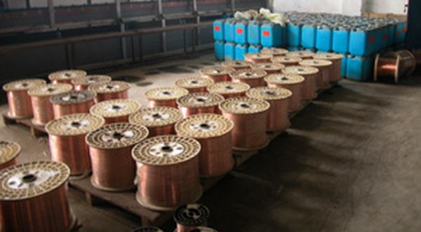 
                                 Arame de aço revestido de cobre (CCS) 21% de alta qualidade                            