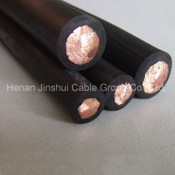 
                                 Conductor de cobre de la funda de goma flexible Cable de soldadura                            