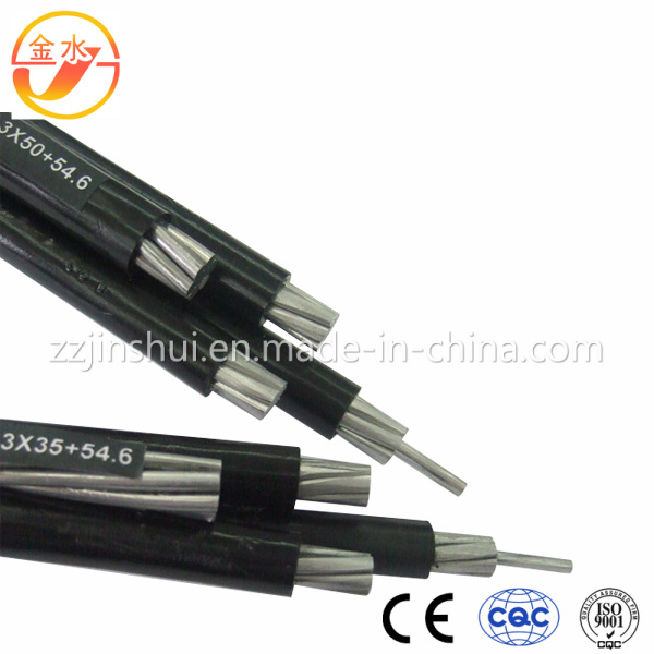 China 
                Electrical AAC Conductor Power Flat Flexible Flex XLPE PVC Insulated Electric Aerial Bundle Overhead Quadruplex Duplex Aluminum ABC Outdoor Cable
             on sale