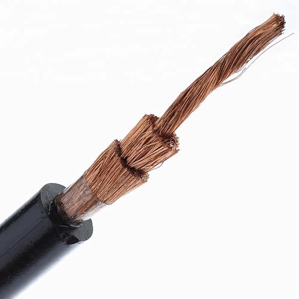 
                                 Cobre flexible de goma/CCA aislamiento del cable de soldadura eléctrica                            