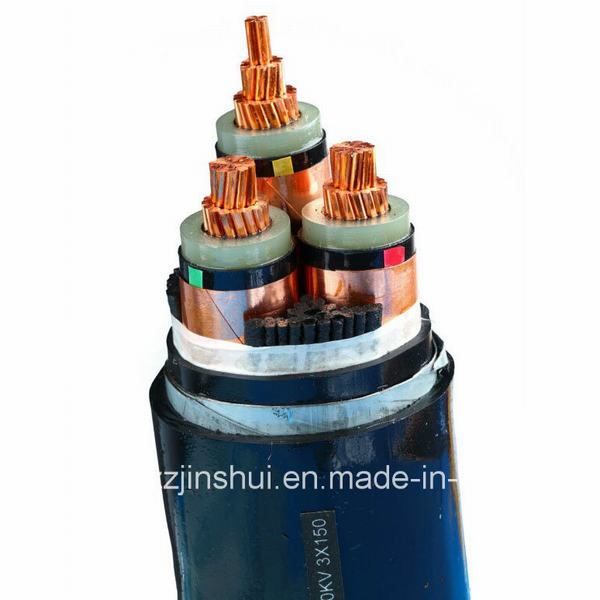 Chine 
                                 Henan Groupe Jinshui MV 3 Core XLPE électrique câble d'alimentation blindés                              fabrication et fournisseur