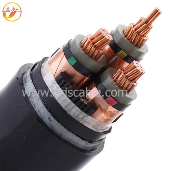 
                                 Henena Jinshui XLPE/Cu/CTS/PVC/SWA/PVC, Cable de alimentación, 19/33 Kv, 3/C (BS 6622)                            