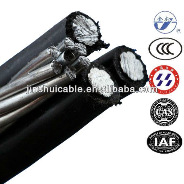 Chine 
                                 Faible isolation XLPE Volate aluminium 4 Core 95mm Câble ABC                              fabrication et fournisseur