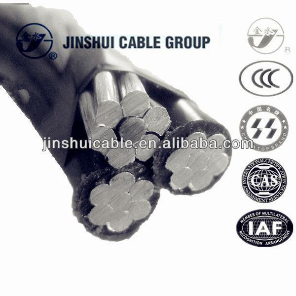 China 
                        Low Voltage Overhead Twisted ABC Aerial Bundled Cable Triplex Aerial Cable
                      manufacture and supplier
