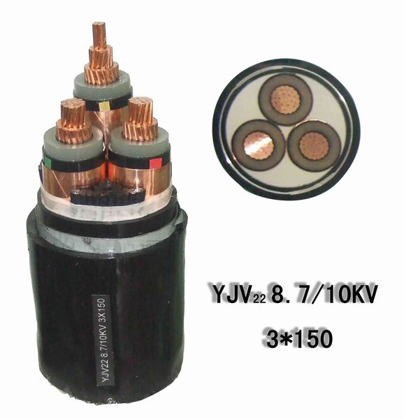 China 
                        Medium Voltage 11kv 3X185 mm2 Copper /XLPE/Swa/PVC/PE
                      manufacture and supplier