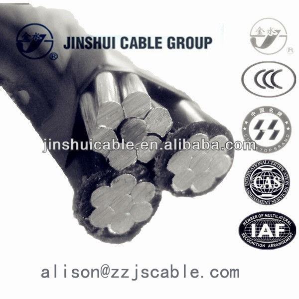 China 
                                 Luftkabel des obenliegender Service-zusammengerolltes Kabel ABC-Kabel-XLPE                              Herstellung und Lieferant