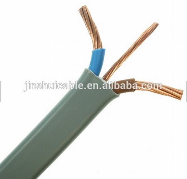 China 
                        PVC Insulated Flat Building Wire 2X4+1.5mm2
                      manufacture and supplier