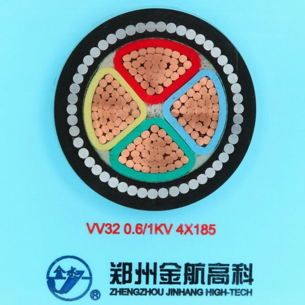 Chine 
                                 Isolation en PVC du fil en acier câble d'alimentation blindé (1KV4-185)                              fabrication et fournisseur