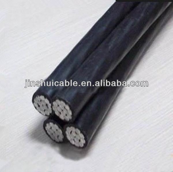 China 
                                 Triplex obenliegendes ABC-zusammengerolltes Kabel Urd Draht-Tiefbauluftkabel                              Herstellung und Lieferant