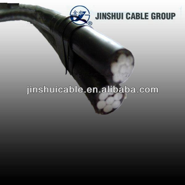 XLPE Insulated Duplex Service Drop Cable ABC Cable 16mm2 25mm2 35mm2 50mm2 70mm2 95mm2 120mm2